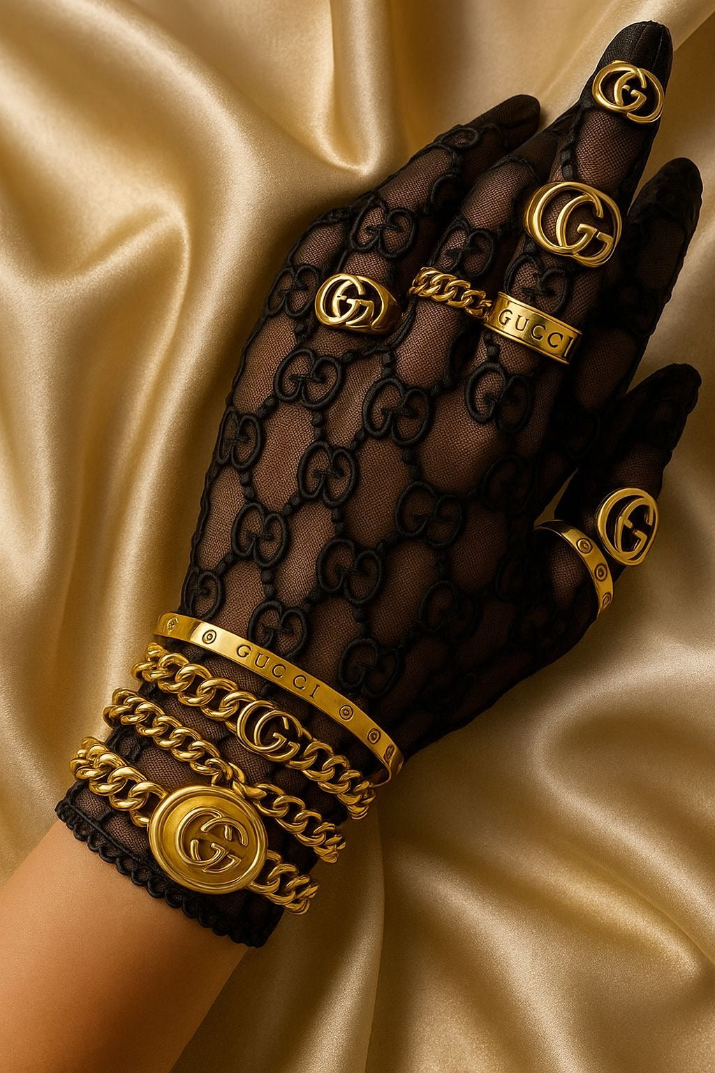 Featuring Our Gucci Bracelet and Ring Collection