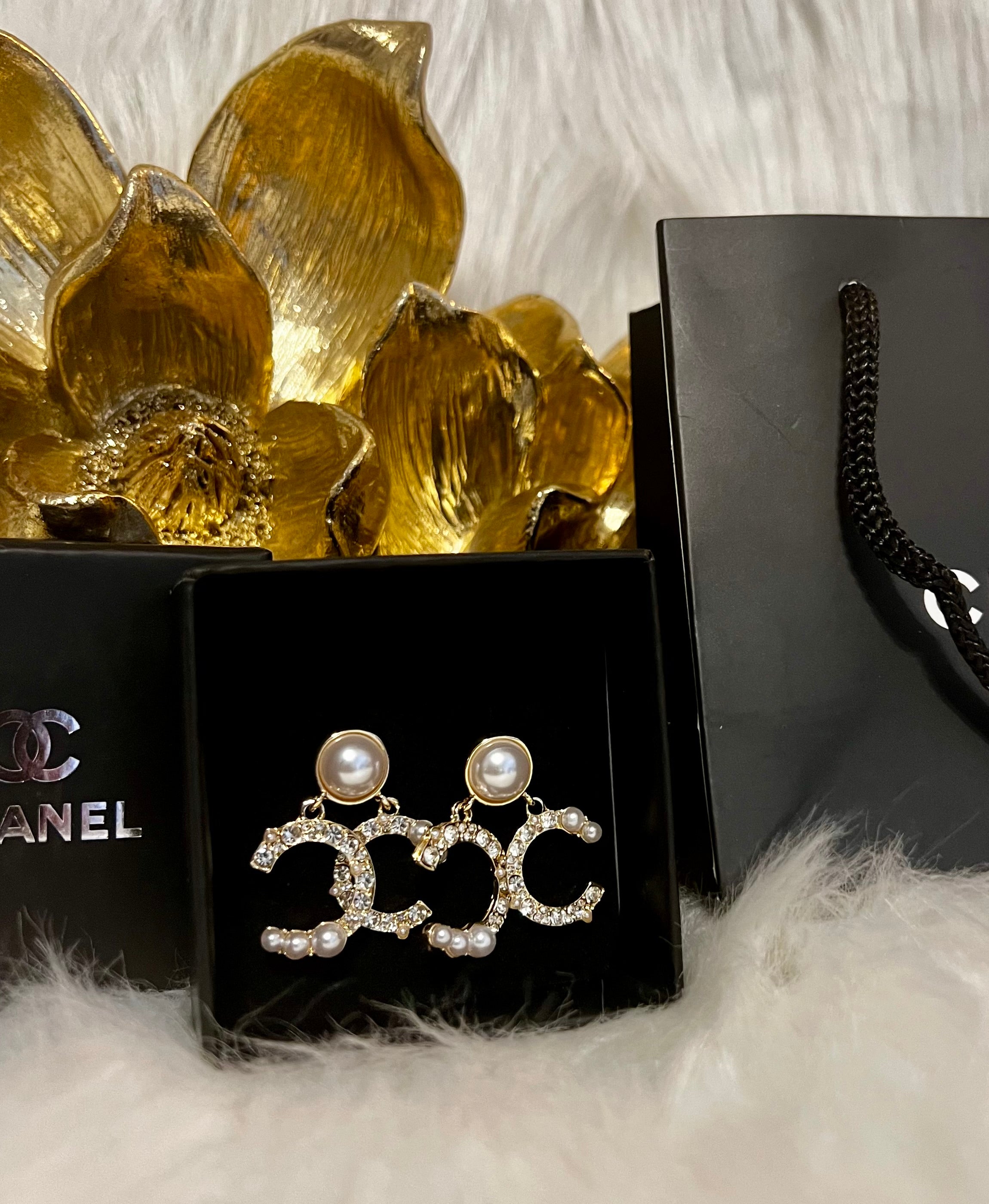 Featuring our CHANEL Luxury Designer Earring Collection