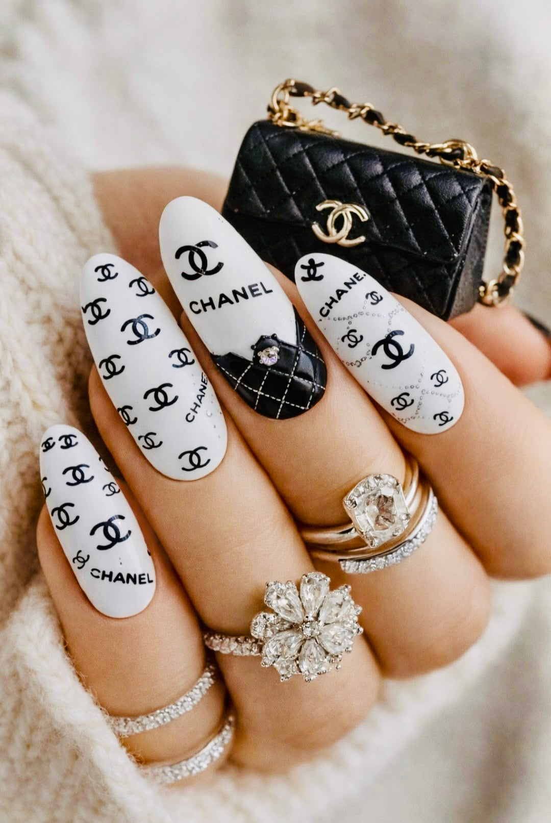 Featuring Our Iconic Logo Brand Nail Art Collection