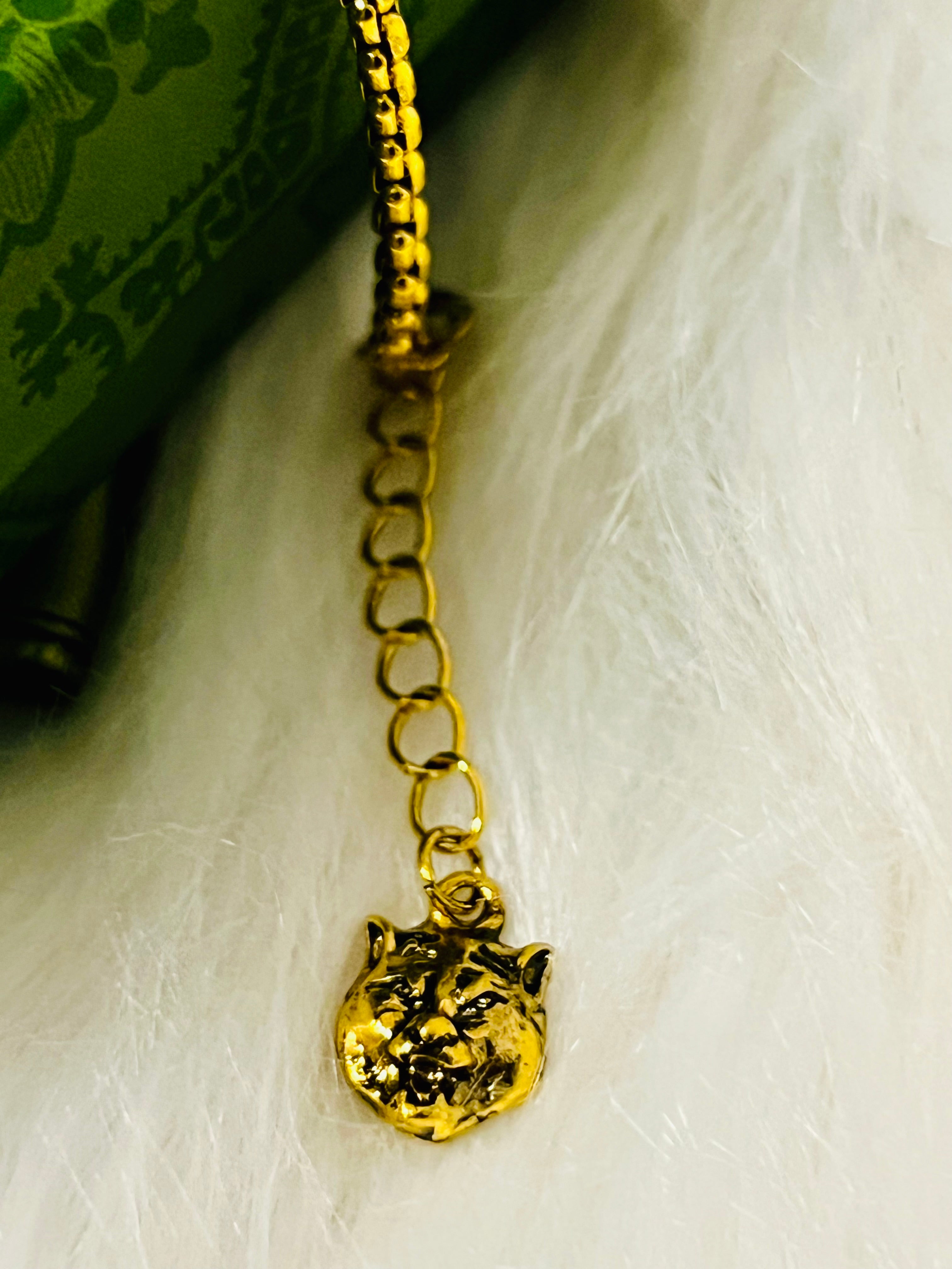 Gold Crystal Gucci Bracelet