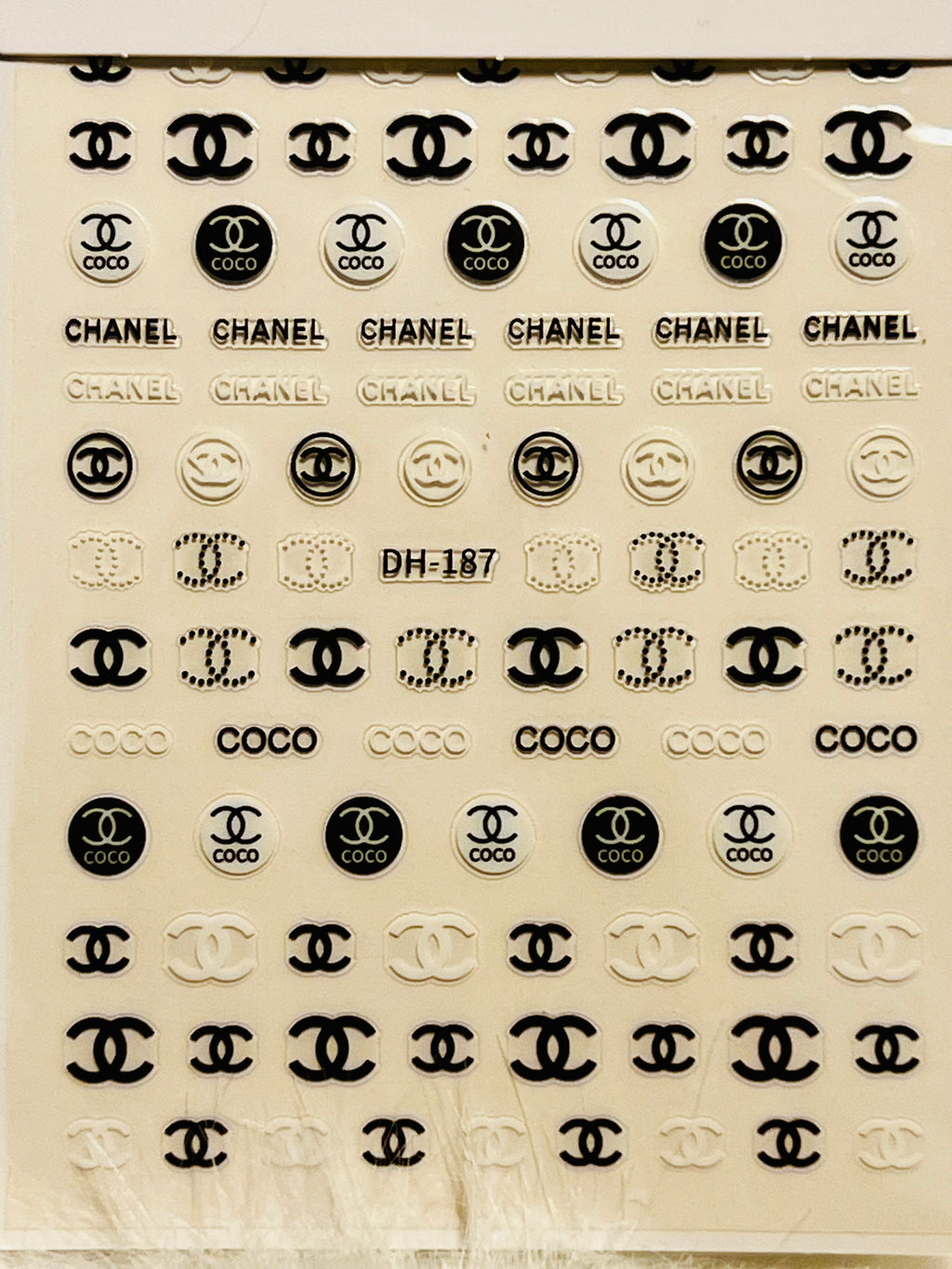 Luxury Brand Designer 3D Art Nail Decal