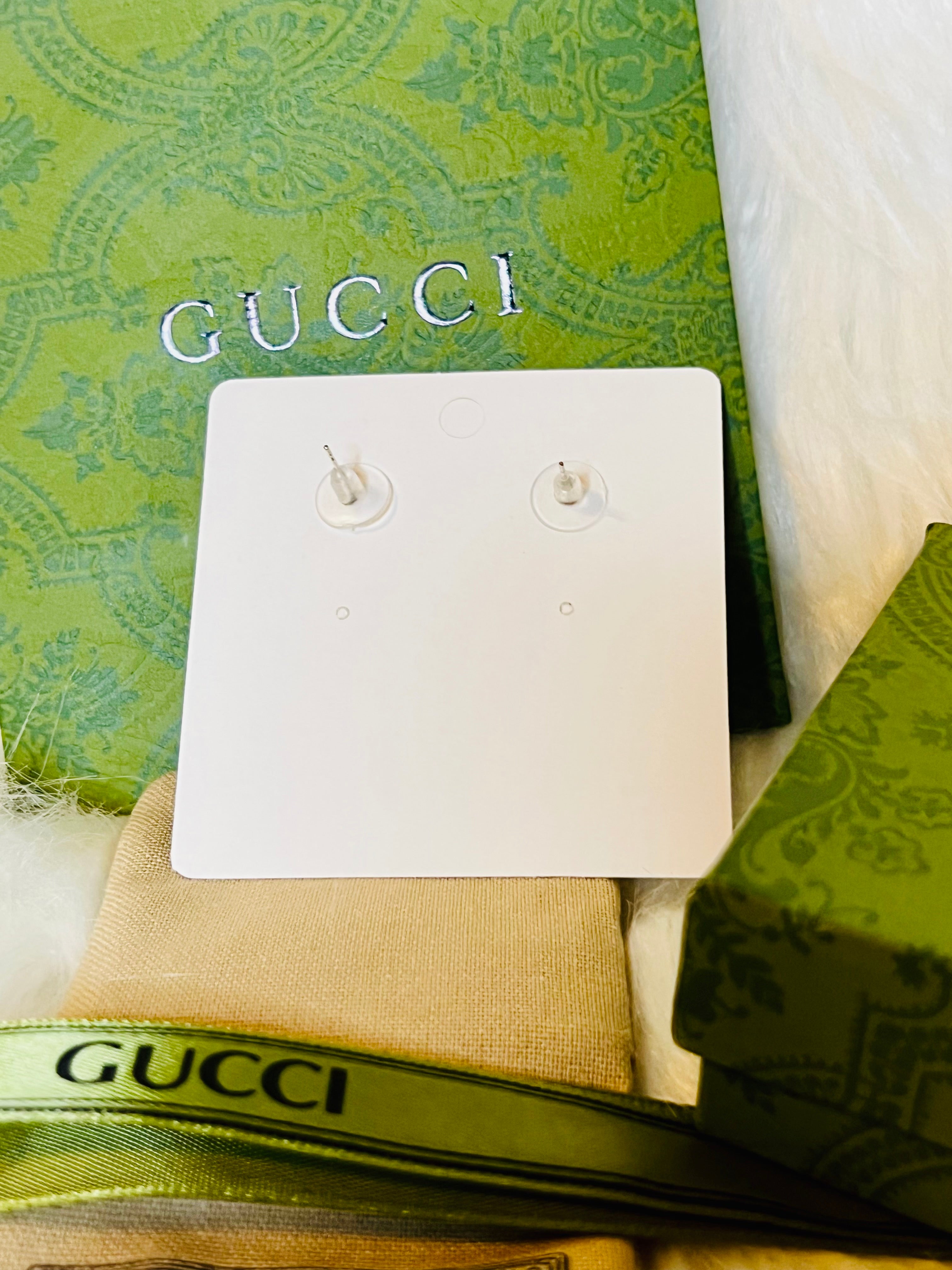 Gucci Unique Gold & Black Bee with Rhinestone Wings Drop Down Logo