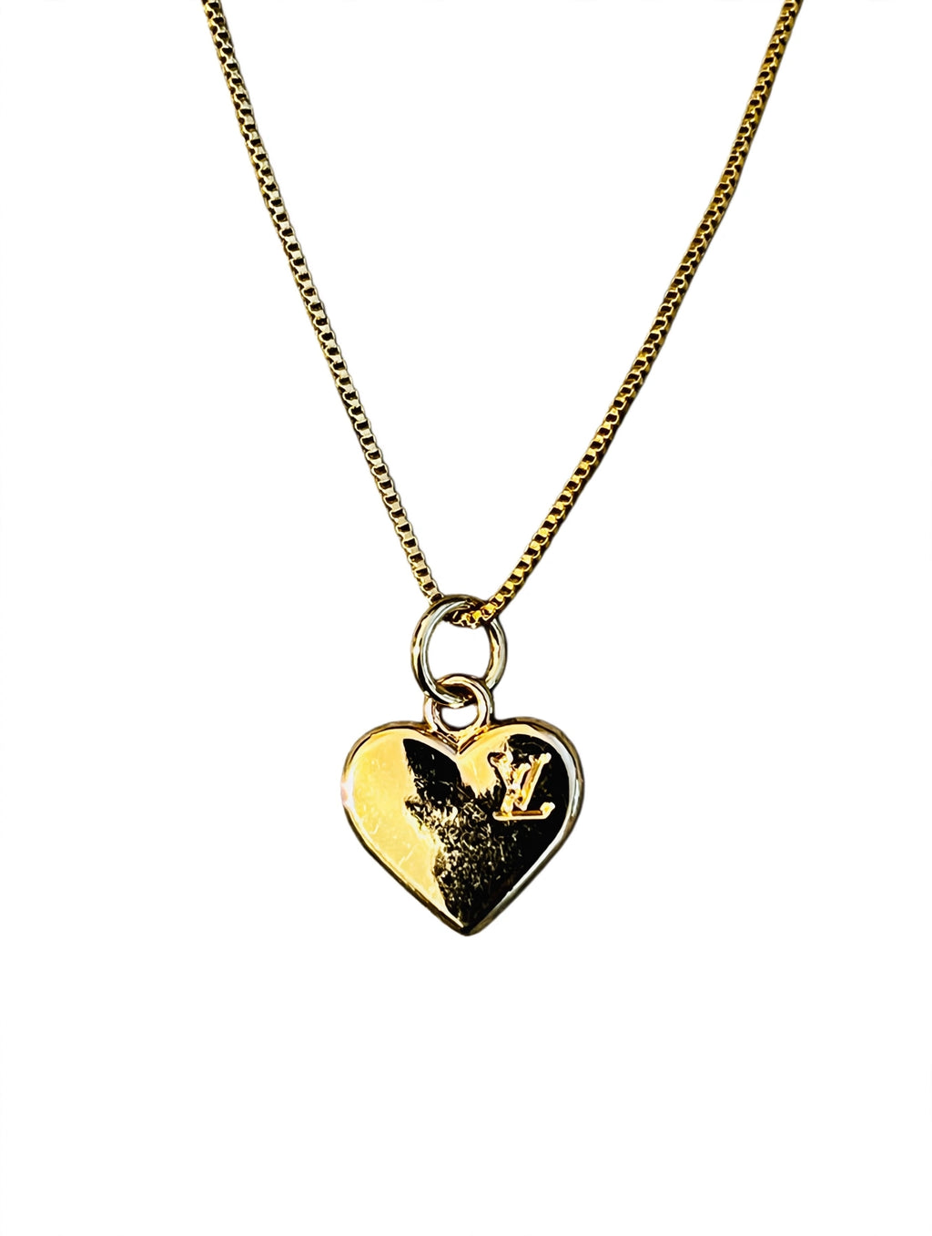💛Louis Vuitton Gold Heart Pendant Necklace💛