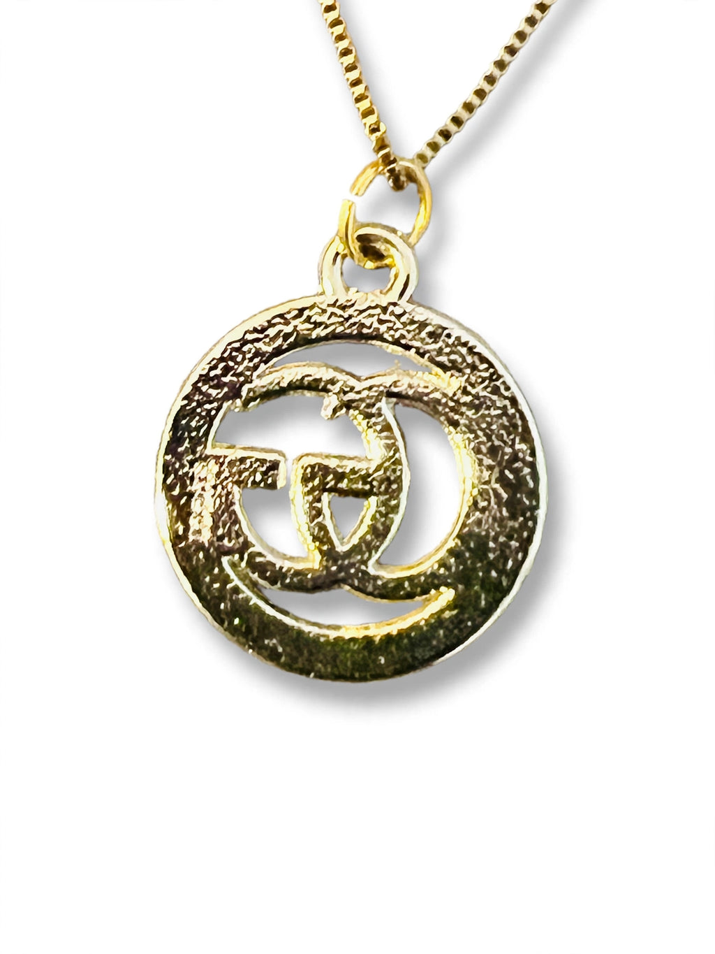 💎Gucci Gold Rhinestone Pendant Necklace💎