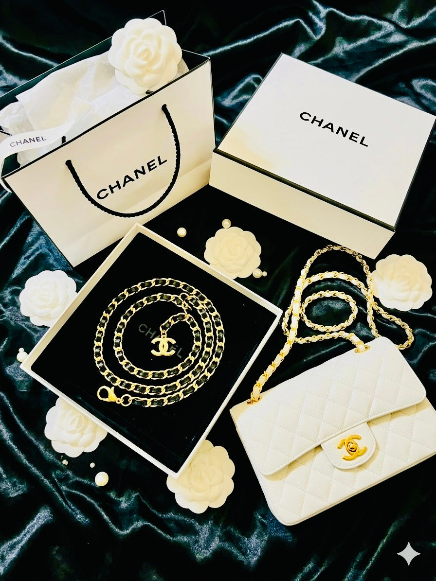 Elegant Gold Chain CC Waist Belt