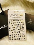 Luxury Brand Designer 3D Nail Art Decal