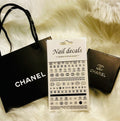 Luxury Brand Designer 3D Nail Art Decal