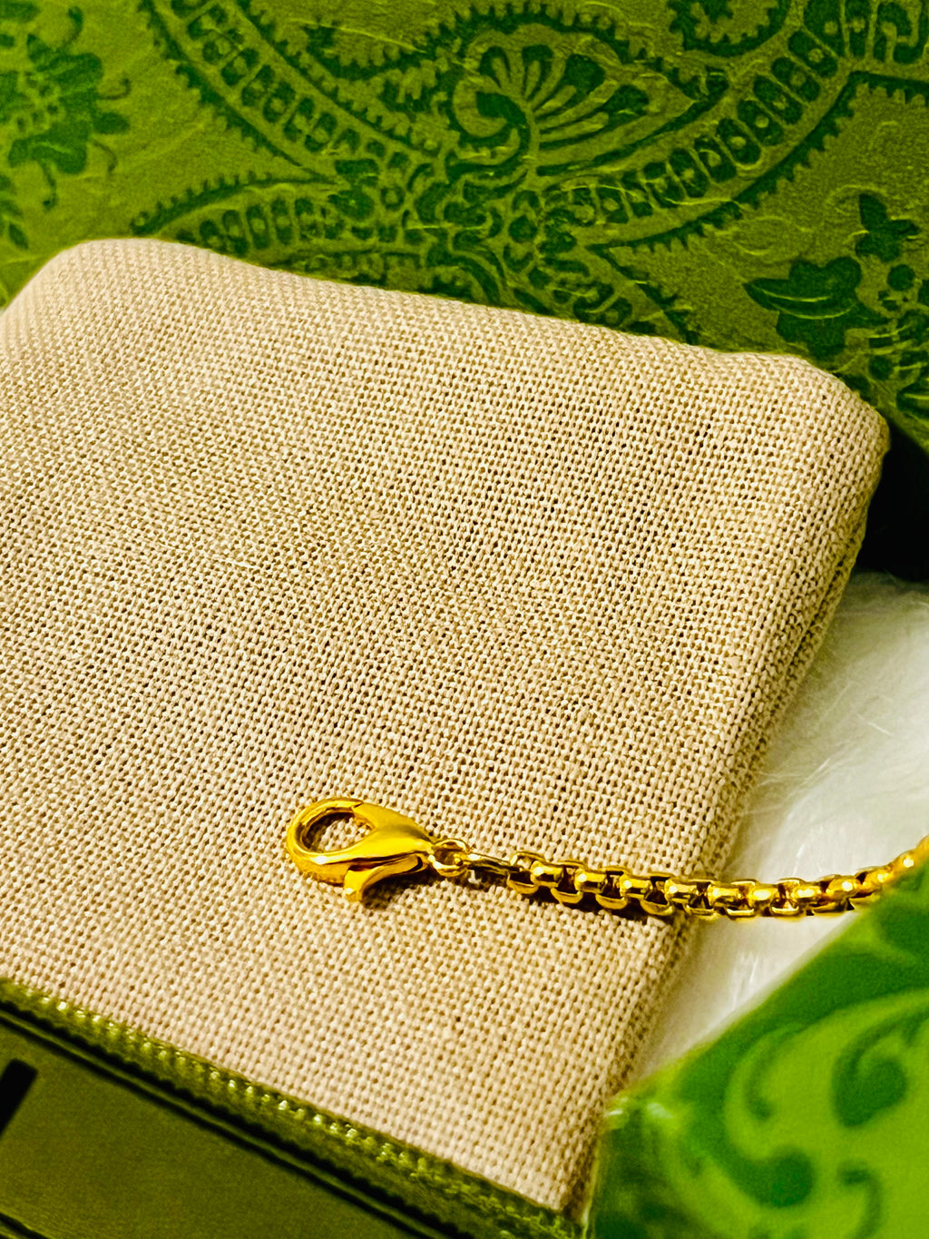 Gold Crystal Gucci Bracelet