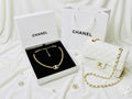 Luxury Gold Cuban Link CC Necklace